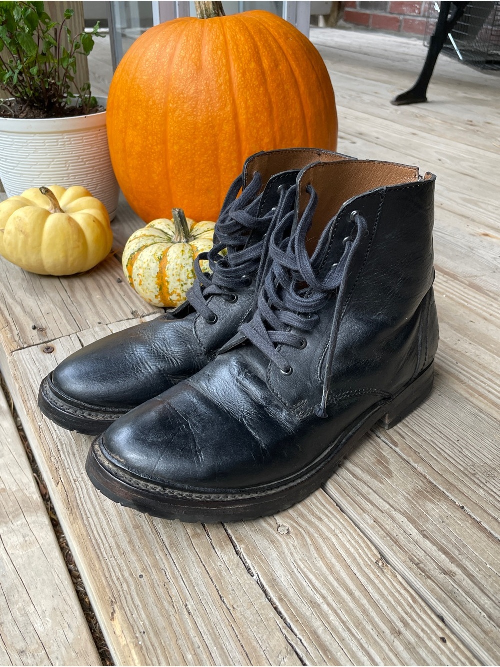 Classic Handcrafted Genuine Black Leather Ankle Booties - Women's Lace-Up Sutro